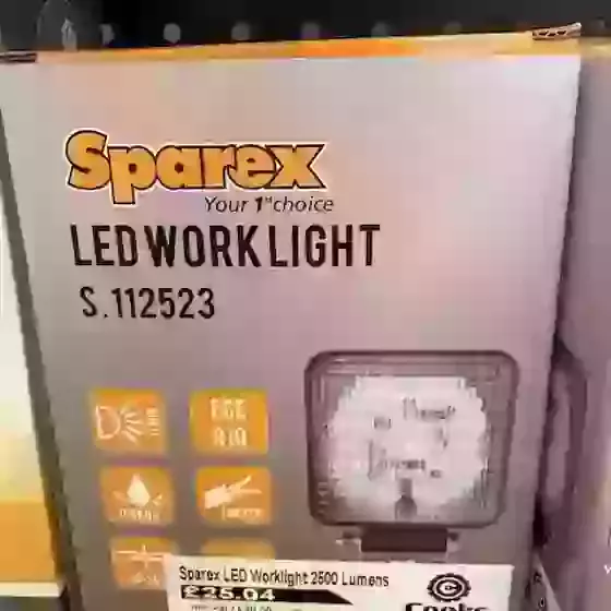 LED Work Light, Interference: Not Classified 2500 Lumens Raw 10-30V